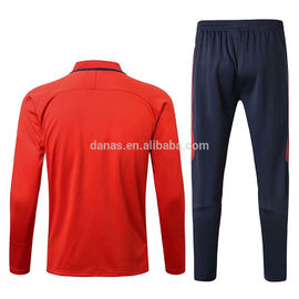 Latest design 100% polyester sports soccer tracksuits