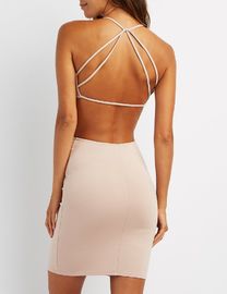Strappy cut-out sexy dress bandage dress 2016 bodycon