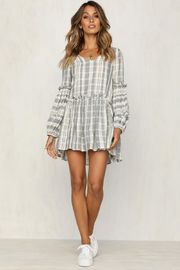 Women Clothing 2018 Long Sleeve Cotton Summer Casual Dresses