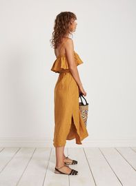 Boho Clothing Women Adjustable Straps Maxi Linen Dress