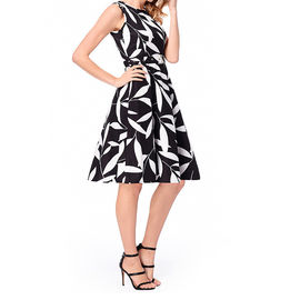 Women Sleeveless Casual Print Dress