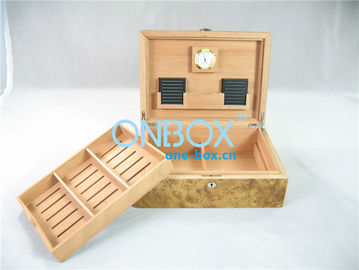 High gloss wooden cigar storage case , wood packing boxes for chocolates or cosmetic
