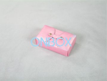 Pink Lovely Cardboard women jewelry packaging boxes with tray