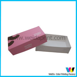Collapsible Packed Elegant Matt Pink T-shirt Paper Packaging Boxes of Art Card
